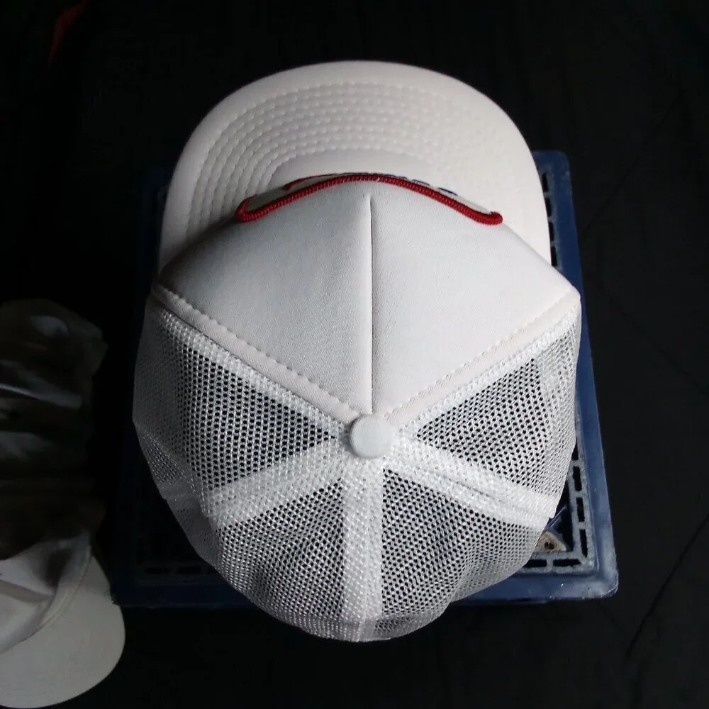 Deadstock Vintage USA Celebrate America Patch Rope Snap Trucker Hat Cap